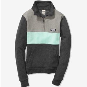 Victoria’s Secret pink quarter zip jacket 💐